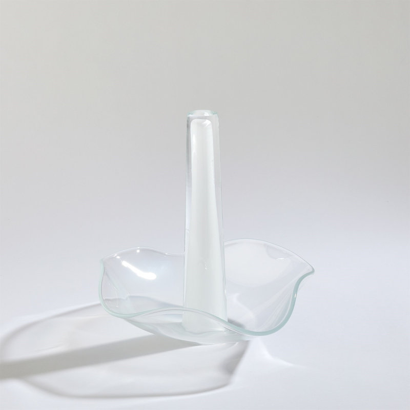 Andromeda Handmade Glass Table Vase, 12" H x 12.5" W x 12.5" D