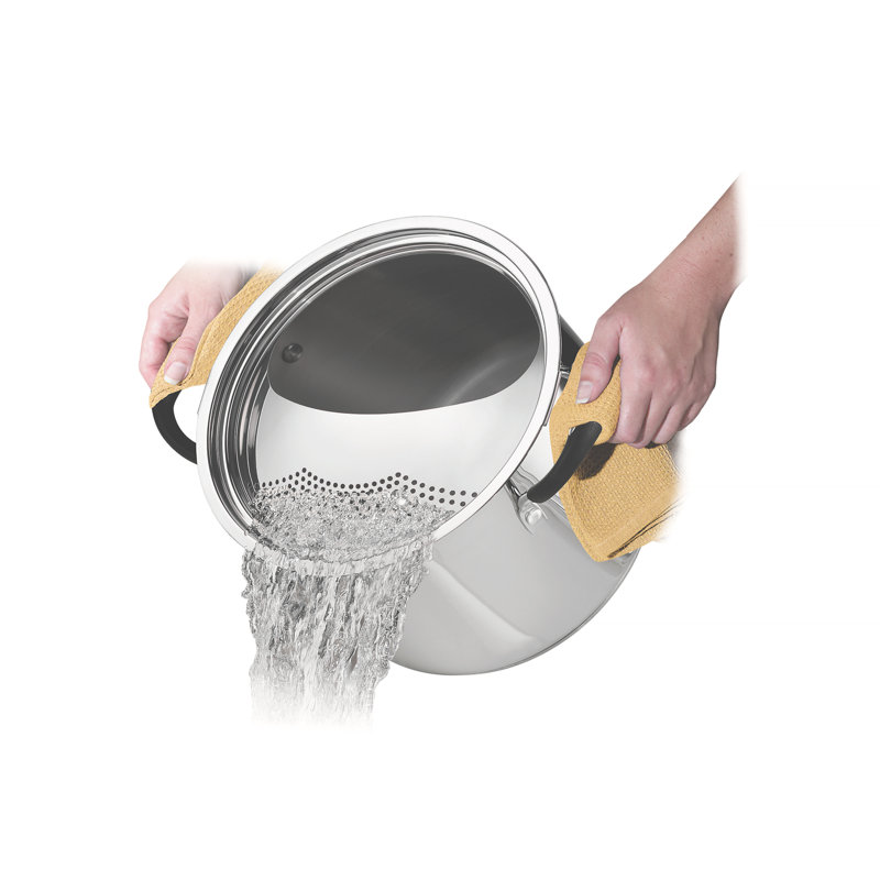 Tramontina 6.1L Stainless Steel Stock Pot