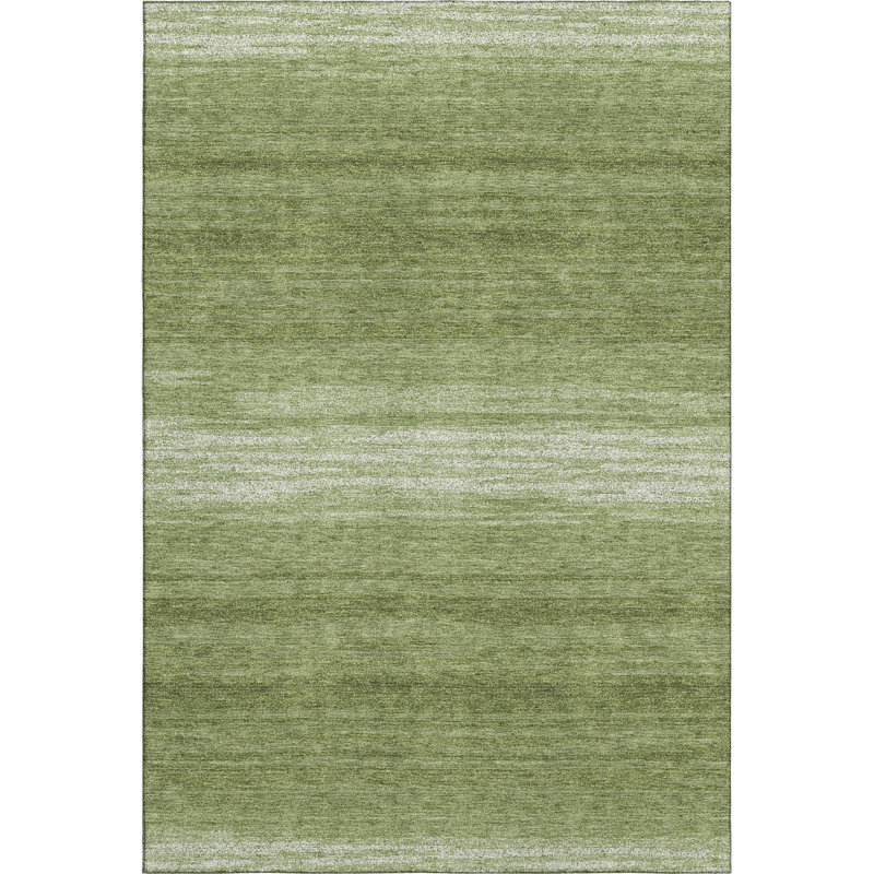 Tapis rayé de qualité supérieure lavable à la machine AMF1033, Rectangle 8 pi x 10 pi