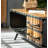 Vintage distressed wrought iron creative coffee table