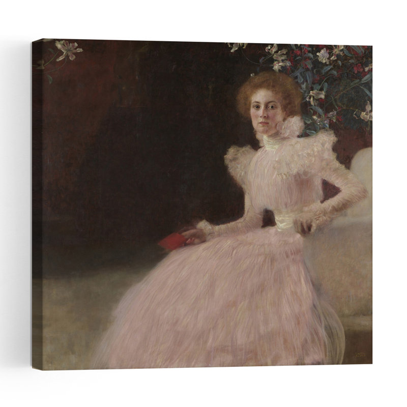 Sonja Knips, 1898, Portrait abstrait contemporain, Estampe murale, H 18 po x l 18 po