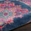 Tapis oriental bleu marine / rose Abbate-438258023