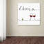 « relineed wine v », reproduction d’impression sur toile tendue-23533356