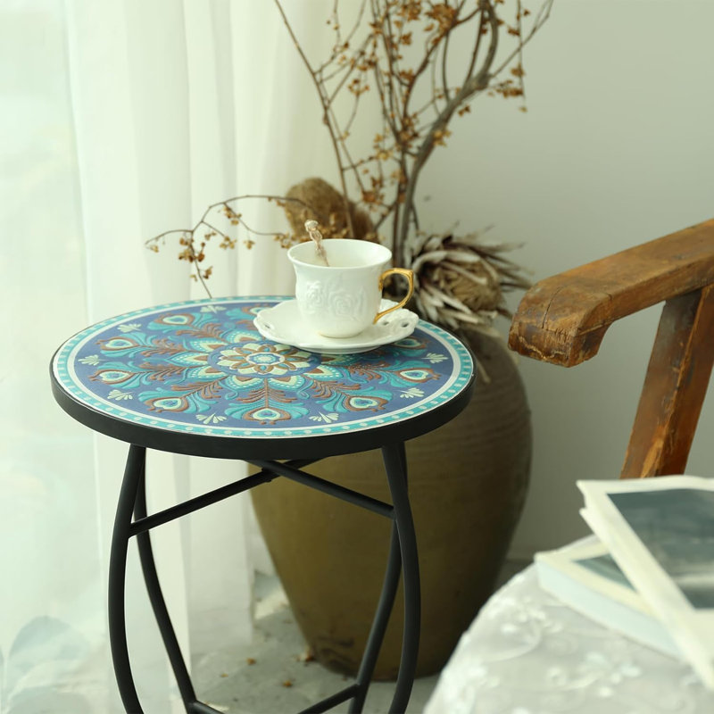 Table d'appoint d'extérieur 21,65 po Domiano