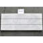 Carreau de marbre à moulures 5 po x 12 po Carrara