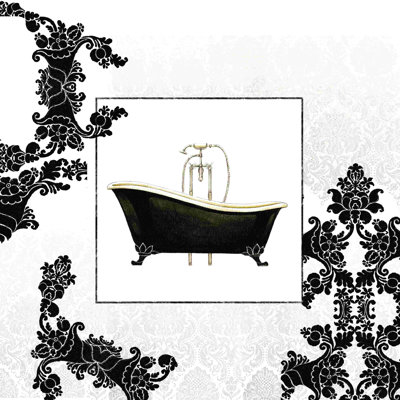 Baignoire traditionnelle noire