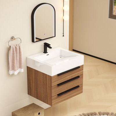 Meuble-lavabo mural simple l 24 po x P 20 po x H 22 po