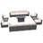 12 - Person Outdoor Seating Group With Cushions-541184552