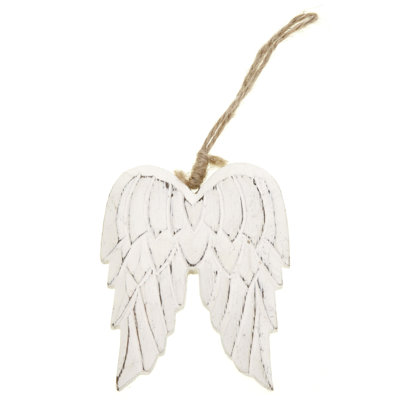 9cm Wood Holiday Shaped Ornament