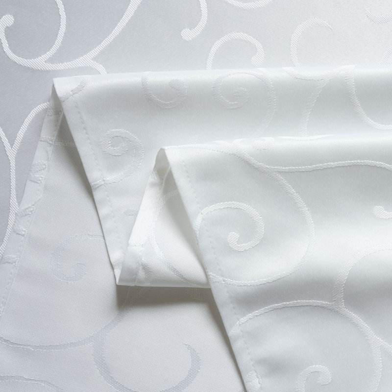 Ceballos Polyester Square Napkin, White
