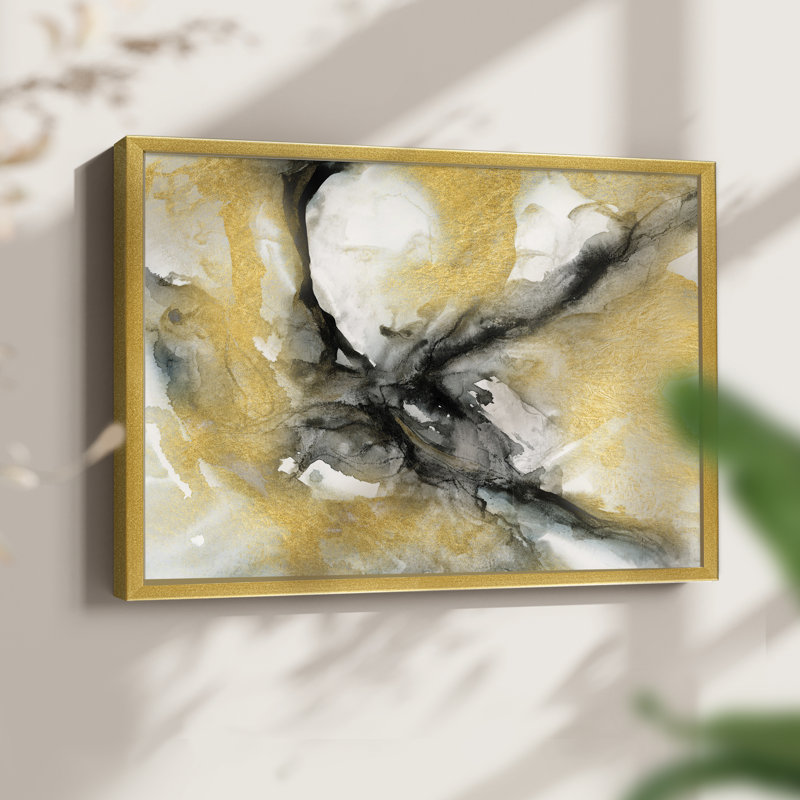 Golden Harmony -Framed Print - Restickable