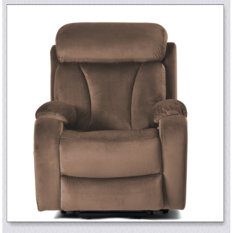Fauteuil inclinable électrique à levage électrique avec tissu antidérapant, rembourrage en éponge douce et télécommande pour le confort