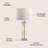 Timberville 30" Glass/Crystal LED Table Lamp