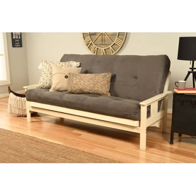 Johnte Full-Size Futon Frame and Full-Size Innerspring Mattress