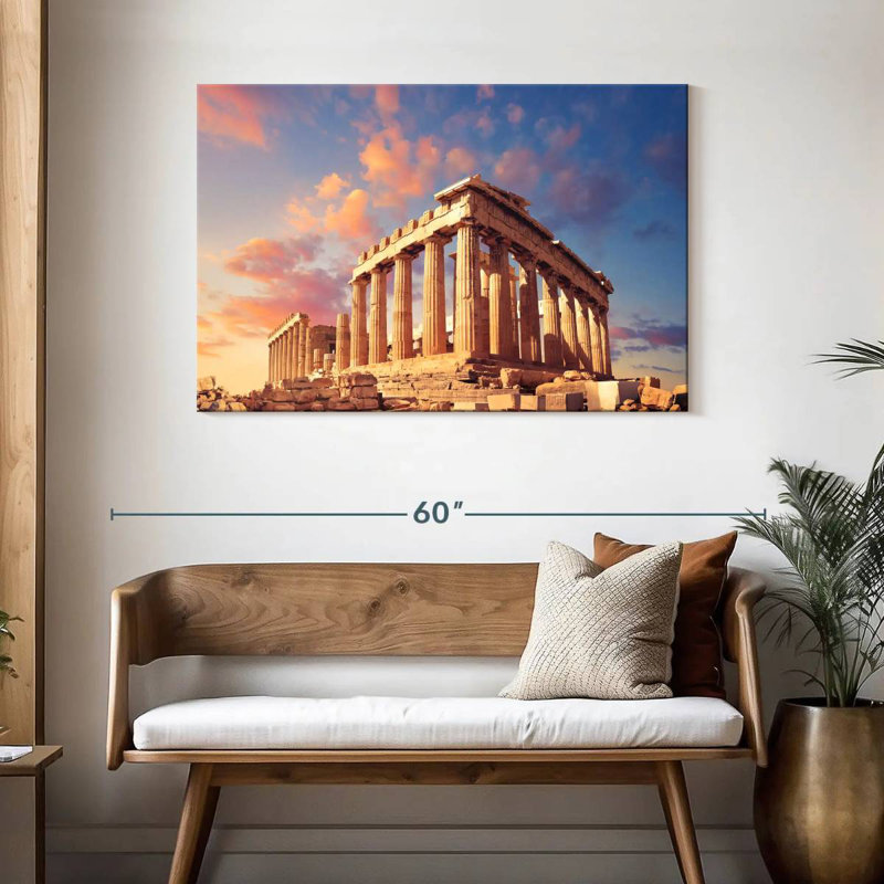 Kavia Ancient Athens Acropolis, 30" H x 45" W