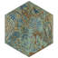 Carreau de porcelaine à motif hexagonal 8,5 po x 9,75 po Gaudi Lux