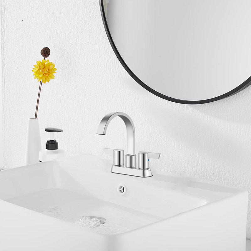 Robinet de salle de bain Cascade Elegance, Chrome poli