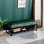 Banc capitonné avec tablette en métal et banc en métal Sherpa-539824130