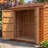 8 ft. W x 4 ft. D Double Door Cedar Wood Storage Shed