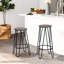 Laisha Counter Stool with Metal Frame-1644792658
