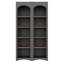 Armoire de rangement moderne, 2 pièces, avec tablettes réglables pour bibliothèque de salon, salle de bain, pièce,-1265385519