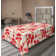 Drap plat à motif floral bohème Ambesonne