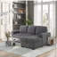 Canapé-lit modulaire en U gris U2660