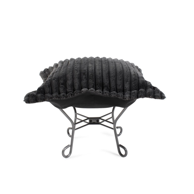 Repose-pieds Puff Shar Pei, Noir