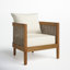 Chaise de patio avec coussins Treadway-582468350-582468345