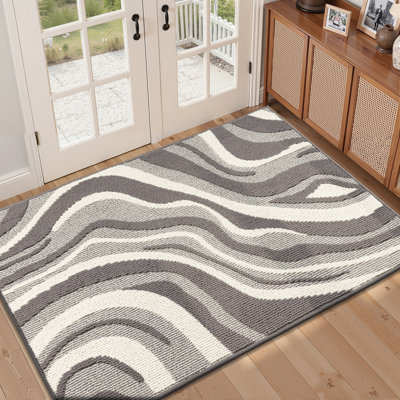 Tapis d'entrée antidérapant lavable