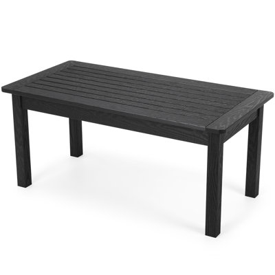 Acequia Rectangular Outdoor Coffee Table , 17.8'' in. W 35.5'' in. D