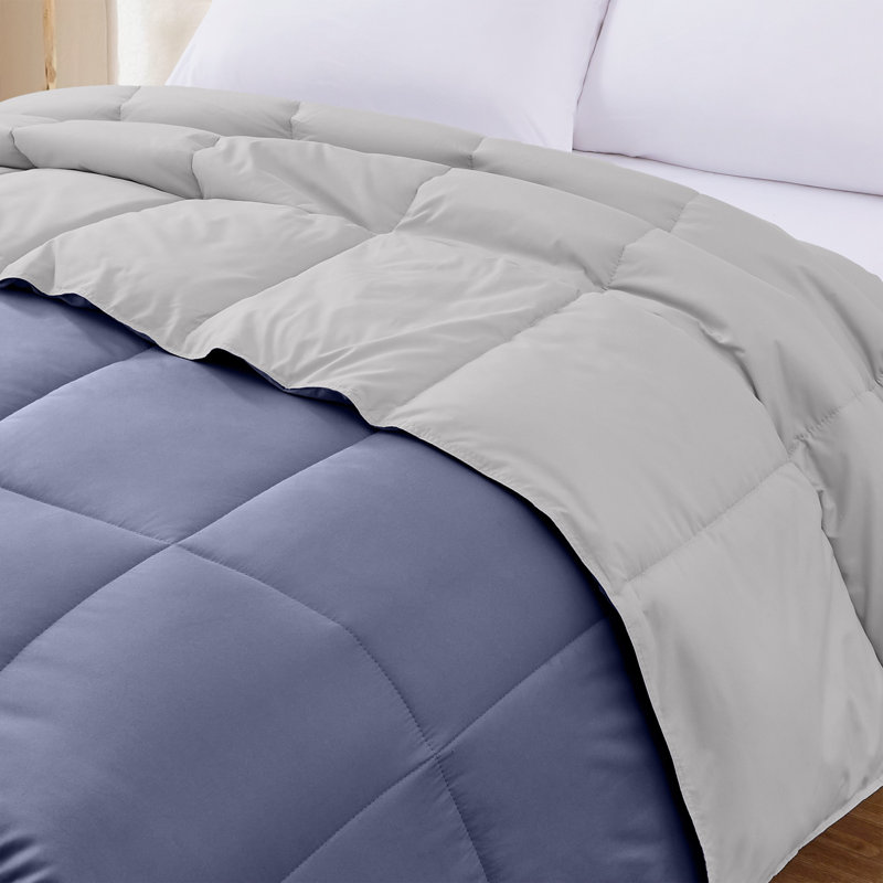 Modern Threads Comforter Duvet Insert, Reversible Quilted Down Alternative Comforter with Corner Tabs, All Season Bedding