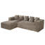 Canapé modulaire surdimensionné avec coussins Adame Boneless Compression-459245886-459245885-459245884