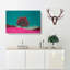 A Pink Tree In Malaga Spain In Abstract - Wrapped Canvas-55300905