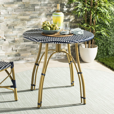 Laraine Round Metal Outdoor Bistro Table , 31.5'' in. W 31.5'' in. D