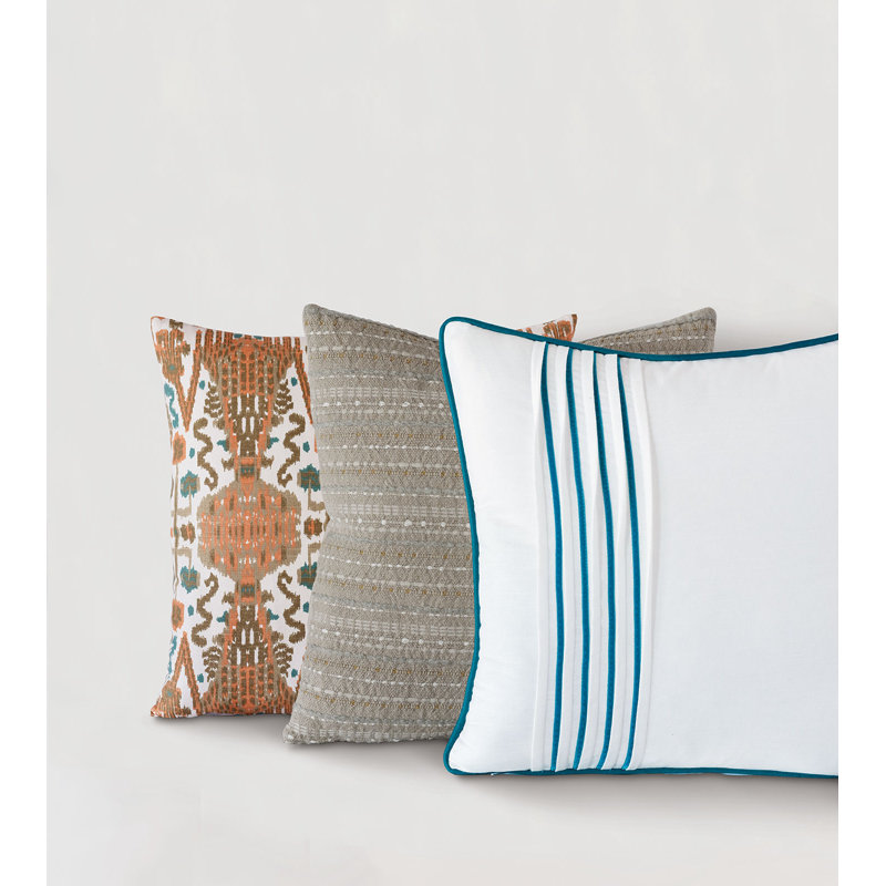 Housse et insert de coussin décoratif en coton Bodie, Polyester, H 20 po x l 20 po x P 3 po