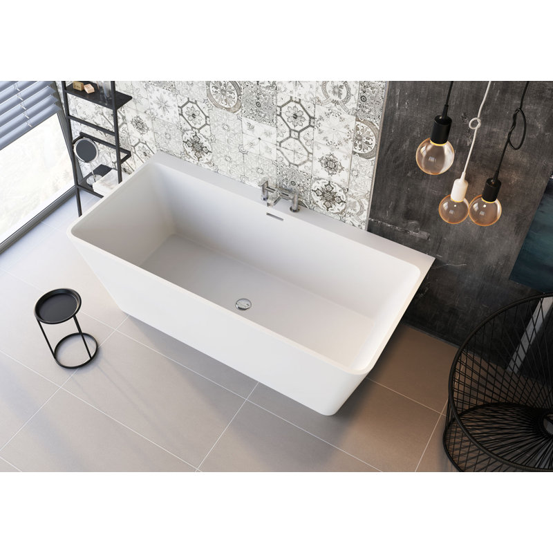 Muse 1680mm x 800mm Soaking Acrylic Bathtub