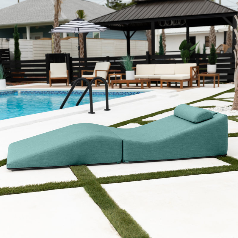Adanely Sun Lounger - Luxurious Waterproof Folding Lounge & Chaise - Sunbrella, Breeze