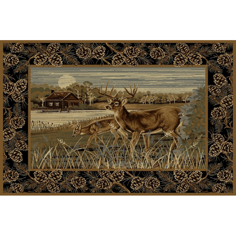 Wingard Indoor Rug, Rectangle 5' x 8'