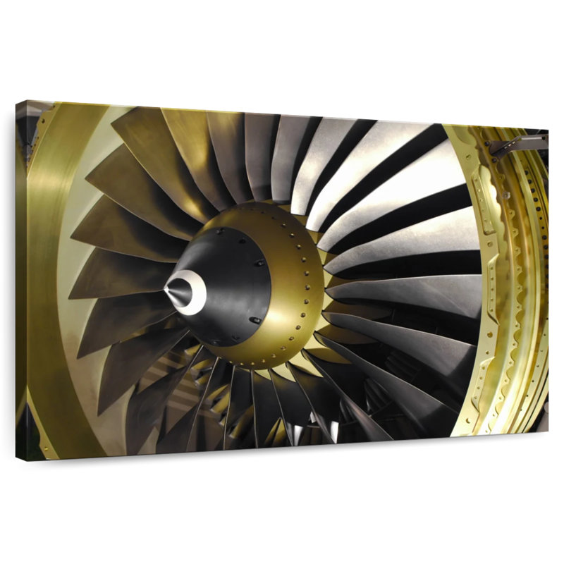 Mehar Golden Turbine Aircraft, 34" H x 51" W