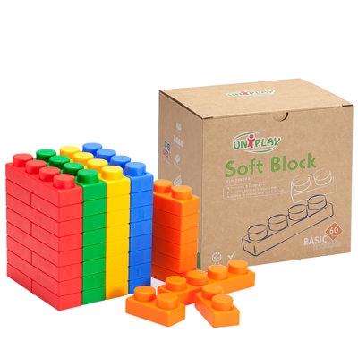 Soft Plastic Stacking Building Blocks