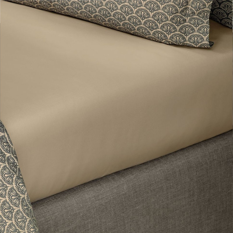 Art Deco Sateen Flat Sheet