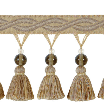 Gallagher Beaded Tassel Trim Fabric