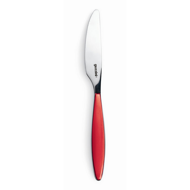 Guzzini Feeling 3.5'' Serrated Utility Knife, Red