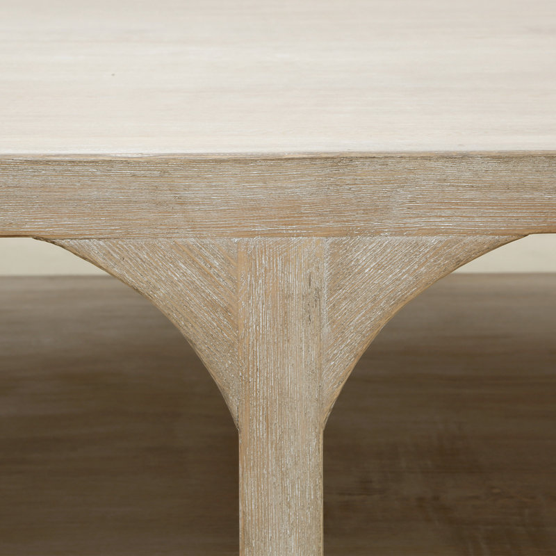 Peking Ming Revival Lily's Living Reclaimed Wood Coffee Table Weathered Whitewash, Weathered Whitewash