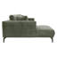Riviera 4 Seater Corner Sofa, Fabric, 286cm Modern L-Shaped with Metal Legs-404754983-418821126