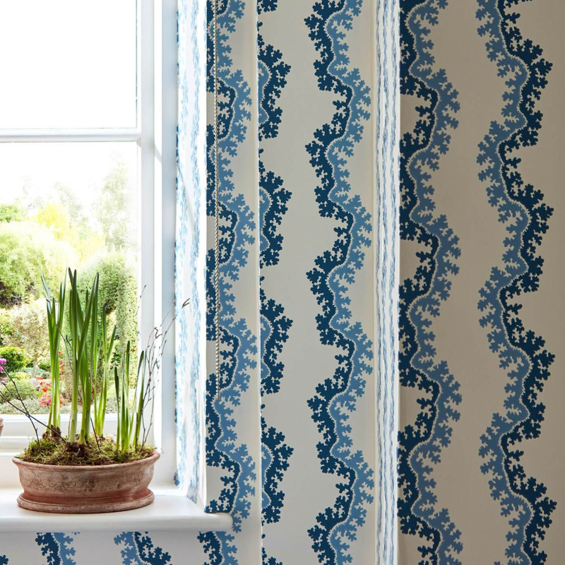 Oxbow Wallpaper, Indigo
