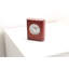 Manufactured Wood Quartz movement / Crystal Alarm Tabletop Clock in Brown Wood