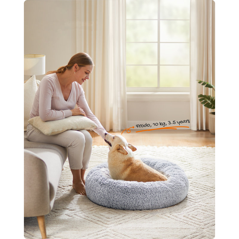 Cotton Pet Bed, Grey