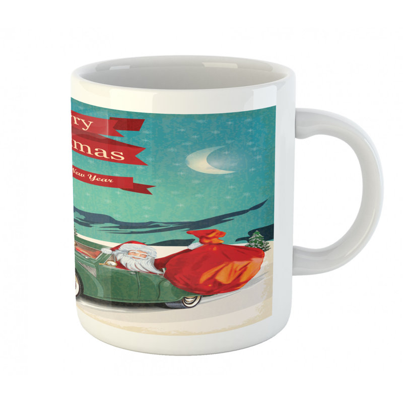 Grande tasse à café père noël